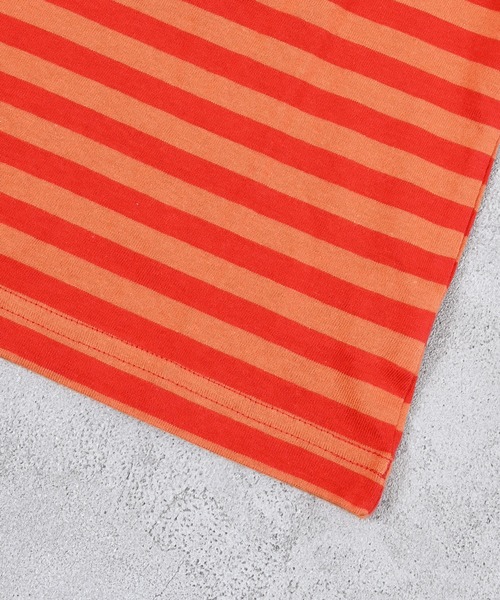 MARKEY'S（マーキーズ）の「サキソメボーダーカットソー（Tシャツ/カットソー・キッズ・ブラック系その他/イエロー系その他/ブラウン系その他/レッド系その他/グリーン系その他・100/95/90/80/150/140/130/120/110）」の22枚目の写真