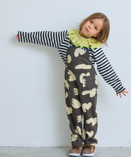 MARKEY'S（マーキーズ）の「サキソメボーダーカットソー（Tシャツ/カットソー・キッズ・ブラック系その他/イエロー系その他/ブラウン系その他/レッド系その他/グリーン系その他・100/95/90/80/150/140/130/120/110）」の15枚目の写真