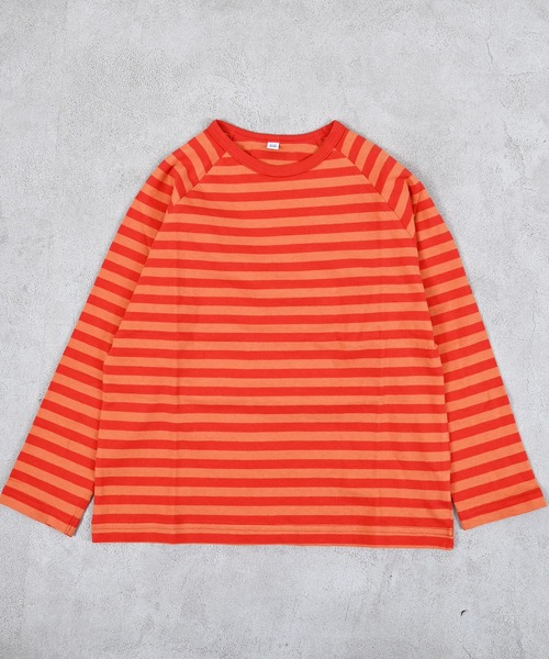 まるさん様♪パシオーネ  赤ボーダーカットソー  新品 PASSIONE（パシオーネ） ドルマンコットンカットソー 半袖Tシャツ 綿T