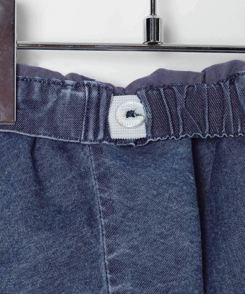 GLOBAL WORK（グローバルワーク）の「インナー付きデニムフリルスカート/T/625221（デニムスカート・キッズ・ブラック/ネイビー・100cm/110cm/120cm）」の9枚目の写真