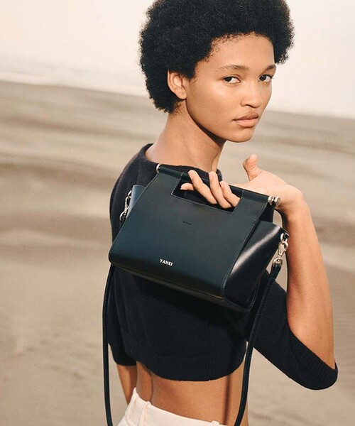 YAHKI(ヤーキ)の「【YAHKI/ヤーキ】YH-767/ポールハンドルバッグ(ショルダーバッグ・レディース・ブラック・FREE)」の3枚目の写真