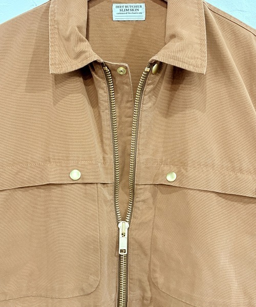 DIET BUTCHER SLIM SKIN(ダイエットブッチャースリムスキン)の「DIET BUTCHER SLIM SKIN / Lite Duck “DOME” / ダイエットブッチャースリムスキン(カバーオール・メンズ・ナチュラル/インディゴブルー/ブラウン・FREE)」の5枚目の写真