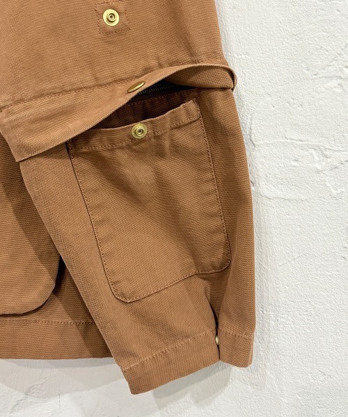 DIET BUTCHER SLIM SKIN(ダイエットブッチャースリムスキン)の「DIET BUTCHER SLIM SKIN / Lite Duck “DOME” / ダイエットブッチャースリムスキン(カバーオール・メンズ・ナチュラル/インディゴブルー/ブラウン・FREE)」の6枚目の写真