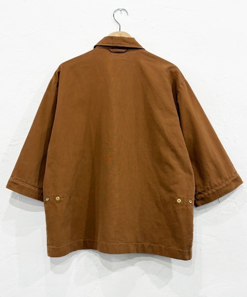 DIET BUTCHER SLIM SKIN(ダイエットブッチャースリムスキン)の「DIET BUTCHER SLIM SKIN / Lite Duck “DOME” / ダイエットブッチャースリムスキン(カバーオール・メンズ・ナチュラル/インディゴブルー/ブラウン・FREE)」の9枚目の写真