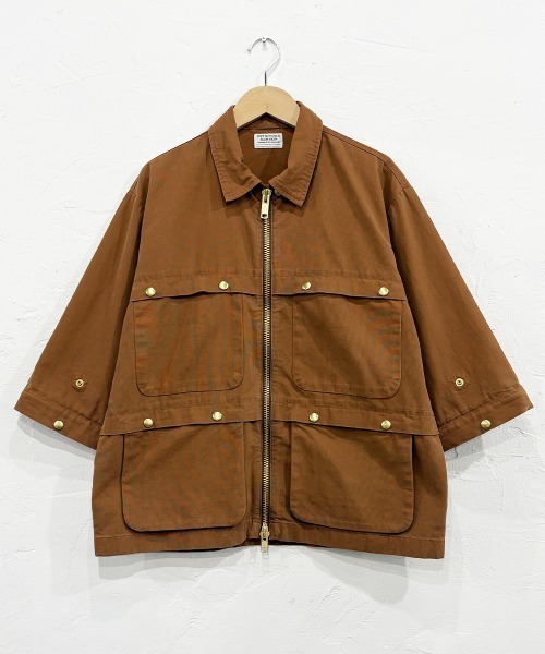 DIET BUTCHER SLIM SKIN(ダイエットブッチャースリムスキン)の「DIET BUTCHER SLIM SKIN / Lite Duck “DOME” / ダイエットブッチャースリムスキン(カバーオール・メンズ・ナチュラル/インディゴブルー/ブラウン・FREE)」の10枚目の写真