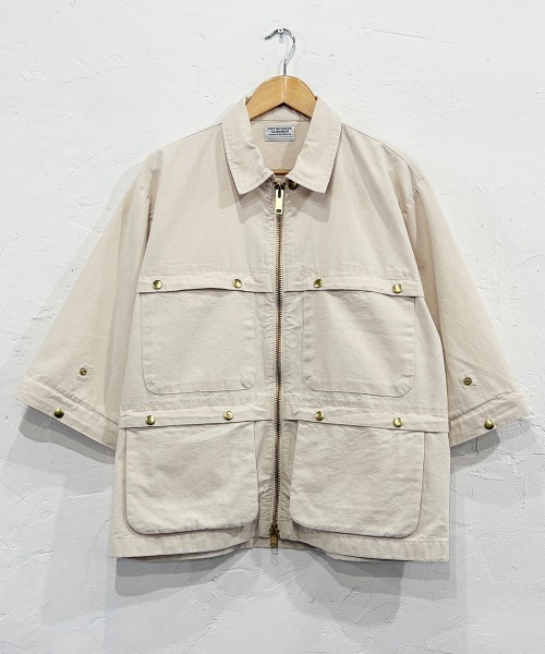 DIET BUTCHER SLIM SKIN(ダイエットブッチャースリムスキン)の「DIET BUTCHER SLIM SKIN / Lite Duck “DOME” / ダイエットブッチャースリムスキン(カバーオール・メンズ・ナチュラル/インディゴブルー/ブラウン・FREE)」の11枚目の写真