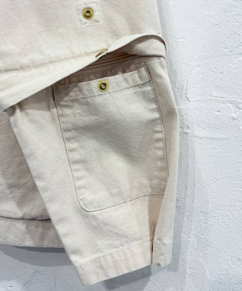 DIET BUTCHER SLIM SKIN(ダイエットブッチャースリムスキン)の「DIET BUTCHER SLIM SKIN / Lite Duck “DOME” / ダイエットブッチャースリムスキン(カバーオール・メンズ・ナチュラル/インディゴブルー/ブラウン・FREE)」の13枚目の写真