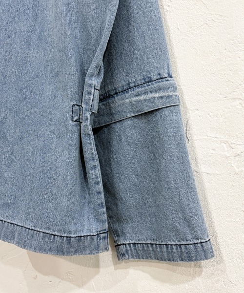 DIET BUTCHER SLIM SKIN(ダイエットブッチャースリムスキン)の「DIET BUTCHER SLIM SKIN / Lite Duck “DOME” / ダイエットブッチャースリムスキン(カバーオール・メンズ・ナチュラル/インディゴブルー/ブラウン・FREE)」の19枚目の写真