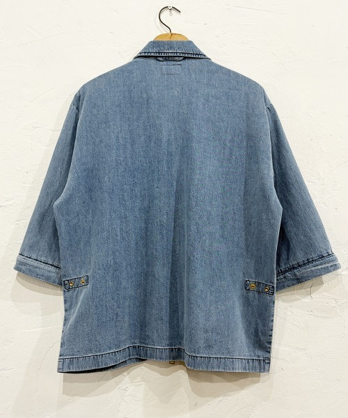 DIET BUTCHER SLIM SKIN(ダイエットブッチャースリムスキン)の「DIET BUTCHER SLIM SKIN / Lite Duck “DOME” / ダイエットブッチャースリムスキン(カバーオール・メンズ・ナチュラル/インディゴブルー/ブラウン・FREE)」の20枚目の写真