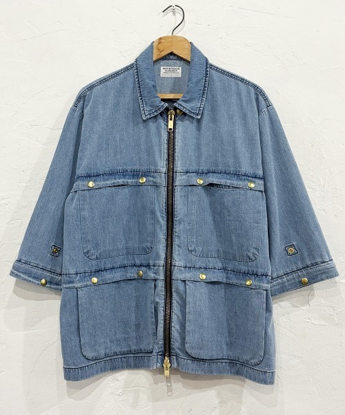 DIET BUTCHER SLIM SKIN(ダイエットブッチャースリムスキン)の「DIET BUTCHER SLIM SKIN / Lite Duck “DOME” / ダイエットブッチャースリムスキン(カバーオール・メンズ・ナチュラル/インディゴブルー/ブラウン・FREE)」の21枚目の写真