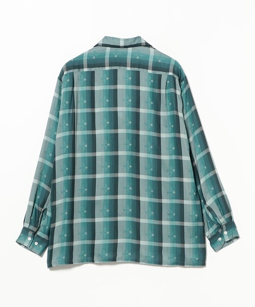 BEAMS PLUS(ビームスプラス)の「Open Collar Sashiko Ombre(シャツ/ブラウス・メンズ・ブラウン/ロイヤルブルー・X-LARGE/MEDIUM/SMALL/LARGE)」の11枚目の写真