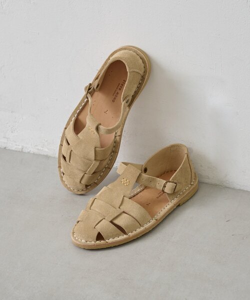 BEARDSLEY（ビアズリー）の「《STEVE MONO》スエードサンダル（サンダル・レディース・ブラウン/キャメル・36/37/38）」の10枚目の写真