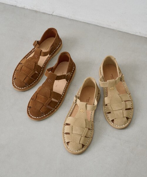 BEARDSLEY（ビアズリー）の「《STEVE MONO》スエードサンダル（サンダル・レディース・ブラウン/キャメル・36/37/38）」の11枚目の写真