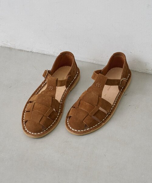 BEARDSLEY（ビアズリー）の「《STEVE MONO》スエードサンダル（サンダル・レディース・ブラウン/キャメル・36/37/38）」の13枚目の写真