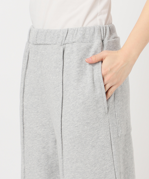 B.C STOCK（ベーセーストック）の「《追加5》ウォッシャブル / 裏毛センターシームスウェットパンツ（スウェットパンツ・レディース・ブラック系その他/チャコールグレー・FREE）」の10枚目の写真