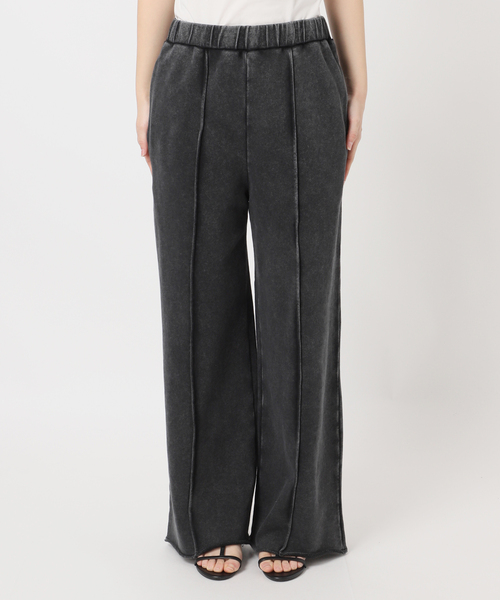 B.C STOCK（ベーセーストック）の「《追加5》ウォッシャブル / 裏毛センターシームスウェットパンツ（スウェットパンツ・レディース・ブラック系その他/チャコールグレー・FREE）」の12枚目の写真