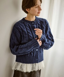 ROPE' PICNIC | ケーブルニットカーディガン(カーディガン/ボレロ)