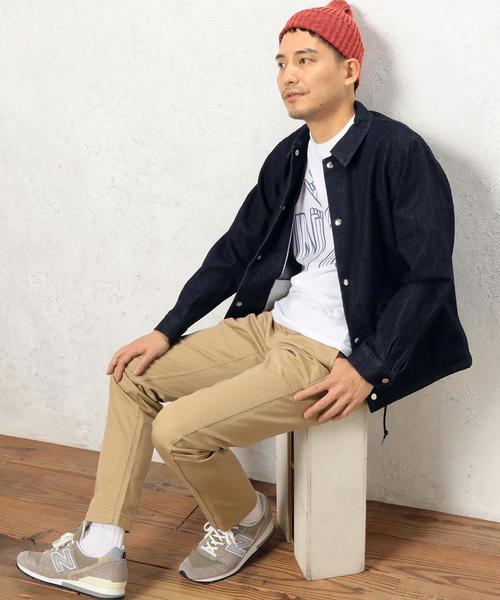 green label relaxing(グリーンレーベルリラクシング)の「SC INDIGO コーチジャケット◆(デニムジャケット・メンズ・ネイビー・SMALL/LARGE/MEDIUM)」の4枚目の写真