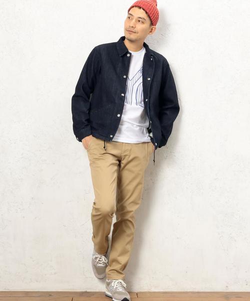 green label relaxing(グリーンレーベルリラクシング)の「SC INDIGO コーチジャケット◆(デニムジャケット・メンズ・ネイビー・SMALL/LARGE/MEDIUM)」の6枚目の写真