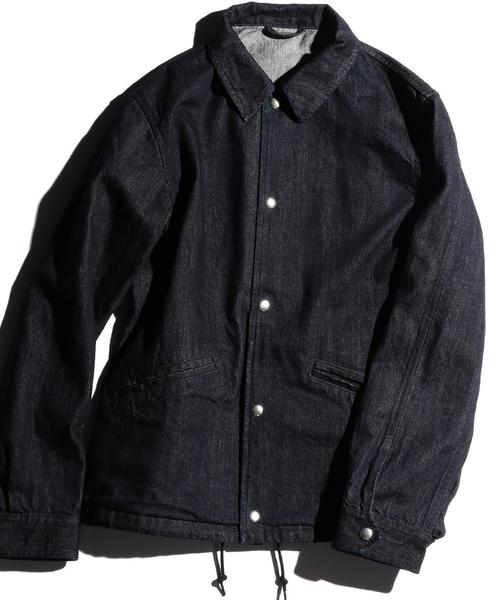 green label relaxing(グリーンレーベルリラクシング)の「SC INDIGO コーチジャケット◆(デニムジャケット・メンズ・ネイビー・SMALL/LARGE/MEDIUM)」の12枚目の写真