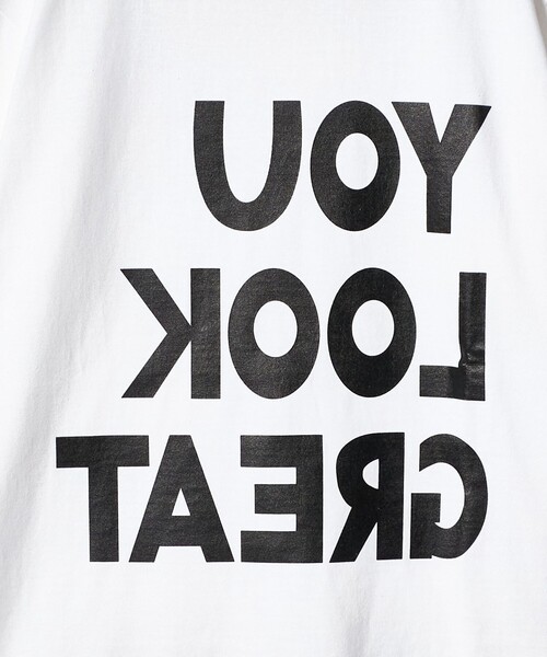 m's braque（エムズブラック）の「【別注】＜m’s braque＞YOU LOOK GREAT Tシャツ（Tシャツ/カットソー・レディース・ホワイト・M）」の11枚目の写真