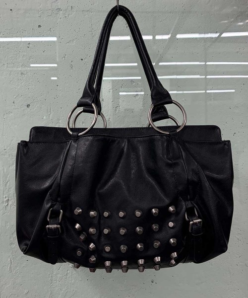 SCULPTOR(スカルプター)の「Metal Stud Tote Bag(ショルダーバッグ・レディース・ブラック・FREE)」の6枚目の写真