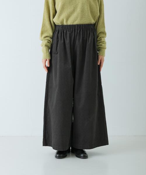 新品　かぐれ　ドットコーデュロイワイドパンツ かぐれ｜ドットコーデュロイワイドパンツ - かぐれ(カグレ