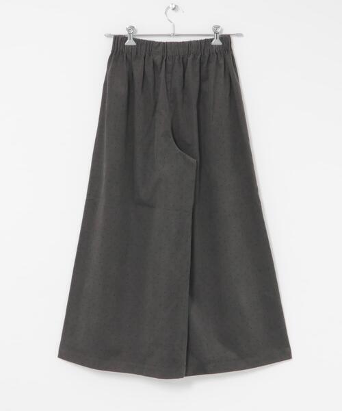 かぐれ（カグレ）の「ドットコーデュロイワイドパンツ（その他パンツ・レディース・ブラック/チャコールグレー・FREE）」の4枚目の写真