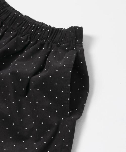 かぐれ（カグレ）の「ドットコーデュロイワイドパンツ（その他パンツ・レディース・ブラック/チャコールグレー・FREE）」の16枚目の写真