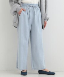 SHOO・LA・RUE | 【ライトオンスデニム/着丈選べる】らくらくデニムイージーワイドパンツ(デニムパンツ)
