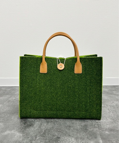 Nostalgic Garage:70'SFELT TOTE BAG:70年代フェルト プードル刺繍