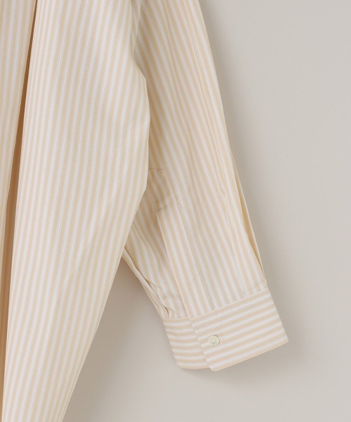 LOWRYS FARM（ローリーズファーム）の「【LFM(U)】BROADストライプシャツＬＳ　 636717（シャツ/ブラウス・メンズ・ベージュ/ブルー/ベージュ系その他・MEDIUM/LARGE）」の6枚目の写真