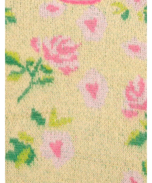 Little sunny bite（リトルサニーバイト）の「Little sunny bite/floral knit（ニット/セーター・レディース・ピンク/イエロー/ブラック・MEDIUM/SMALL）」の15枚目の写真