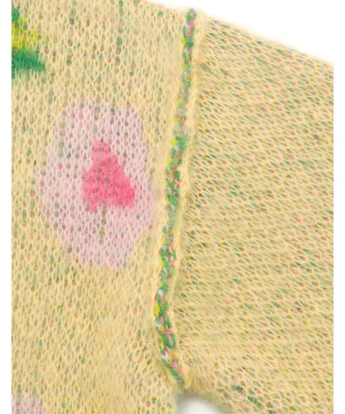 Little sunny bite（リトルサニーバイト）の「Little sunny bite/floral knit（ニット/セーター・レディース・ピンク/イエロー/ブラック・MEDIUM/SMALL）」の20枚目の写真