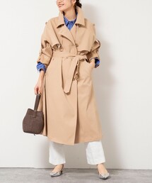 NOLLEY'S（ノーリーズ）の「NMPウォッシャブルロングトレンチコート（トレンチコート）」