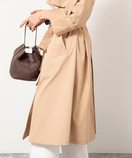 NOLLEY’S（ノーリーズ）の「NMPウォッシャブルロングトレンチコート（トレンチコート・レディース・オリーブ/ベージュ・M）」の16枚目の写真