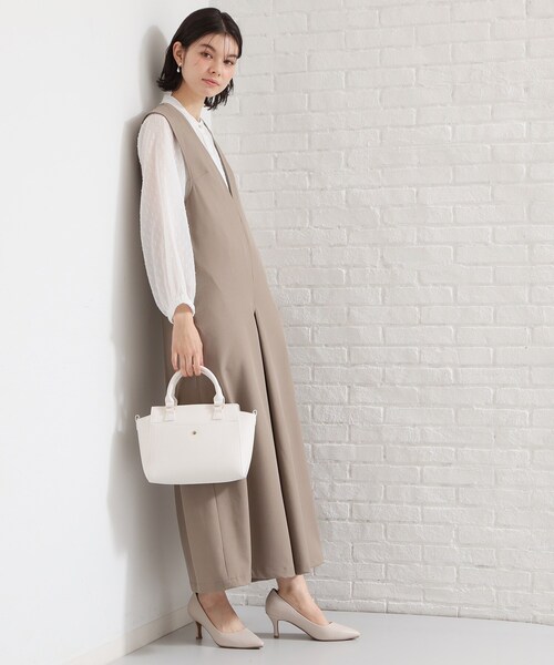 THE SHOP TK （ザ ショップ ティーケー ）の「シュリンクミドルトートBAG（トートバッグ・レディース・ブラック/オフホワイト/ブラウン系その他・00）」の5枚目の写真