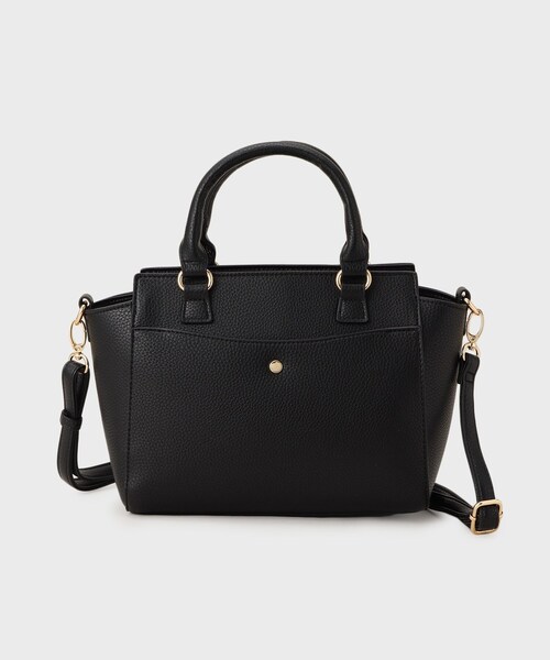 THE SHOP TK （ザ ショップ ティーケー ）の「シュリンクミドルトートBAG（トートバッグ・レディース・ブラック/オフホワイト/ブラウン系その他・00）」の12枚目の写真