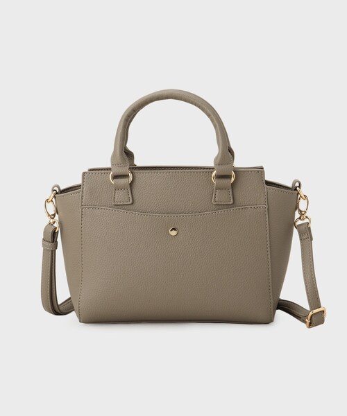THE SHOP TK （ザ ショップ ティーケー ）の「シュリンクミドルトートBAG（トートバッグ・レディース・ブラック/オフホワイト/ブラウン系その他・00）」の13枚目の写真