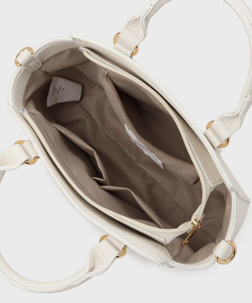 THE SHOP TK （ザ ショップ ティーケー ）の「シュリンクミドルトートBAG（トートバッグ・レディース・ブラック/オフホワイト/ブラウン系その他・00）」の17枚目の写真