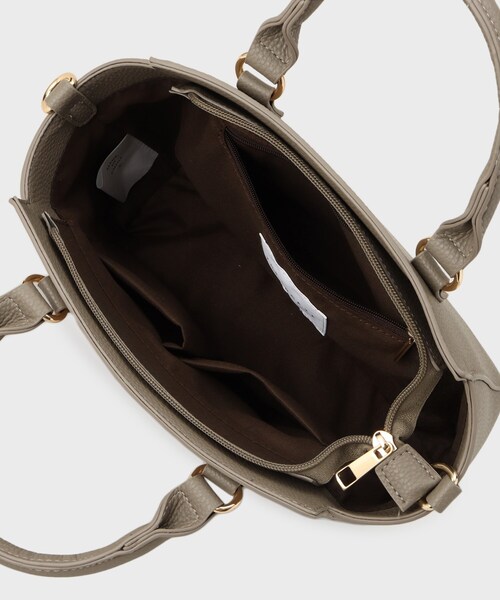 THE SHOP TK （ザ ショップ ティーケー ）の「シュリンクミドルトートBAG（トートバッグ・レディース・ブラック/オフホワイト/ブラウン系その他・00）」の19枚目の写真
