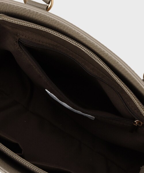 THE SHOP TK （ザ ショップ ティーケー ）の「シュリンクミドルトートBAG（トートバッグ・レディース・ブラック/オフホワイト/ブラウン系その他・00）」の21枚目の写真