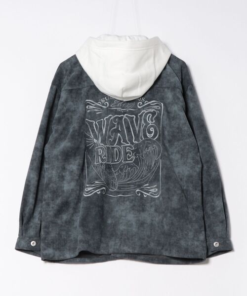 Kahiko(カヒコ)の「【Kahiko】SURF&Palms ジョディ太畝コーデュロイMEN'Sジャケット 2WAY(その他アウター・メンズ・カーキ/グレー/ベージュ・FREE)」の1枚目の写真