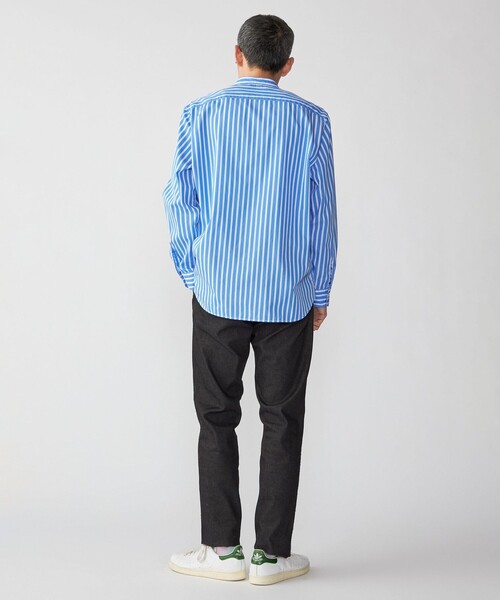 SHIPS（シップス）の「SHIPS: デニム ライク テーパード チノ（チノパンツ・メンズ・ブラック/ネイビー・29/30/31/32/33/34）」の22枚目の写真