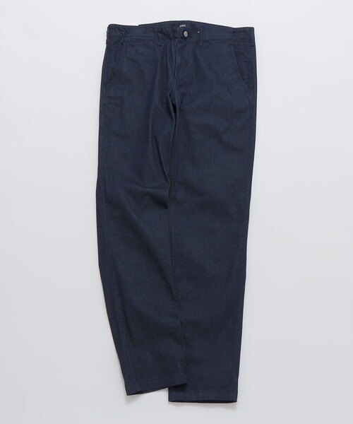 SHIPS（シップス）の「SHIPS: デニム ライク テーパード チノ（チノパンツ・メンズ・ブラック/ネイビー・29/30/31/32/33/34）」の5枚目の写真