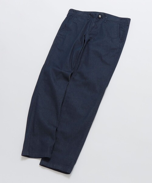 SHIPS（シップス）の「SHIPS: デニム ライク テーパード チノ（チノパンツ・メンズ・ブラック/ネイビー・29/30/31/32/33/34）」の6枚目の写真