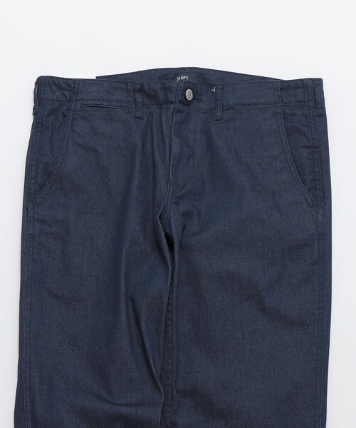 SHIPS（シップス）の「SHIPS: デニム ライク テーパード チノ（チノパンツ・メンズ・ブラック/ネイビー・29/30/31/32/33/34）」の7枚目の写真
