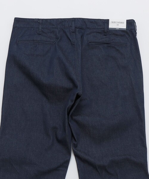 SHIPS（シップス）の「SHIPS: デニム ライク テーパード チノ（チノパンツ・メンズ・ブラック/ネイビー・29/30/31/32/33/34）」の12枚目の写真
