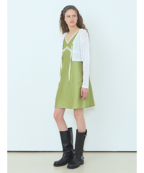 ETMON(エトモン)の「Linen Strap Knit Cardigan White(カーディガン/ボレロ・レディース・その他・FREE)」の5枚目の写真