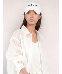 ACUD（アクド）の「Logo String Ball Cap _White（キャップ）」